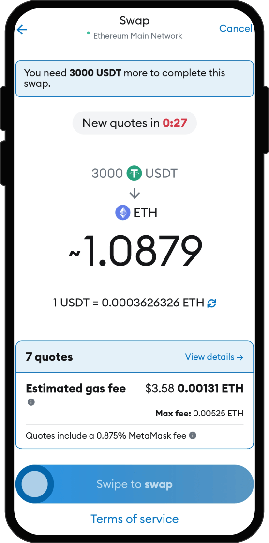 Swap Your USDT for Canton